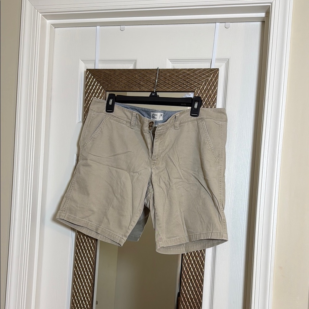 American Eagle Outfitters Tan Flat Front Shorts